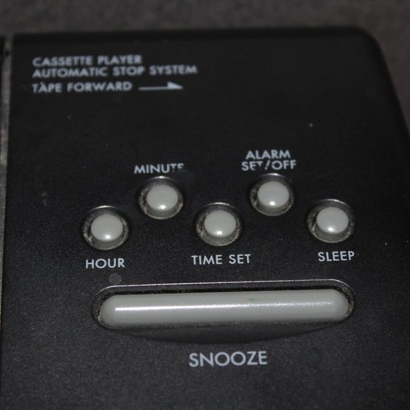 Vintage Working Citizen Digital Alarm Clock AM FM Radio Cassette Player 1980's - Picture 4 of 8